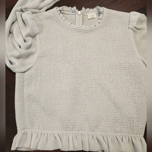 Aritzia Wilfred Mint blouse size Small - Picture 4 of 10